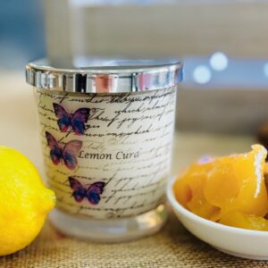 lemon curd scented candle