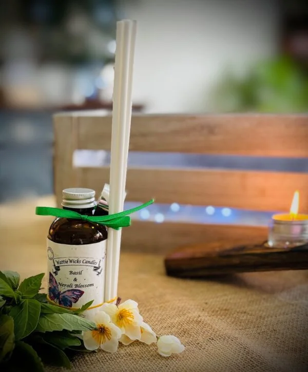 basil & neroli blossom reed diffuser