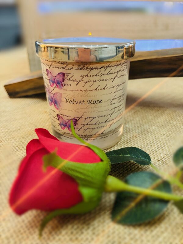 velvet rose scented candle