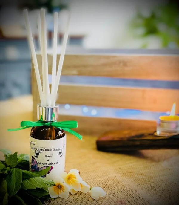 basil & neroli blossom reed diffuser