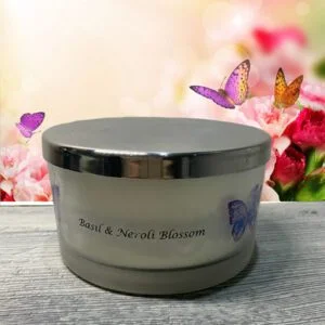 basil & neroli blossom 3 wick candle