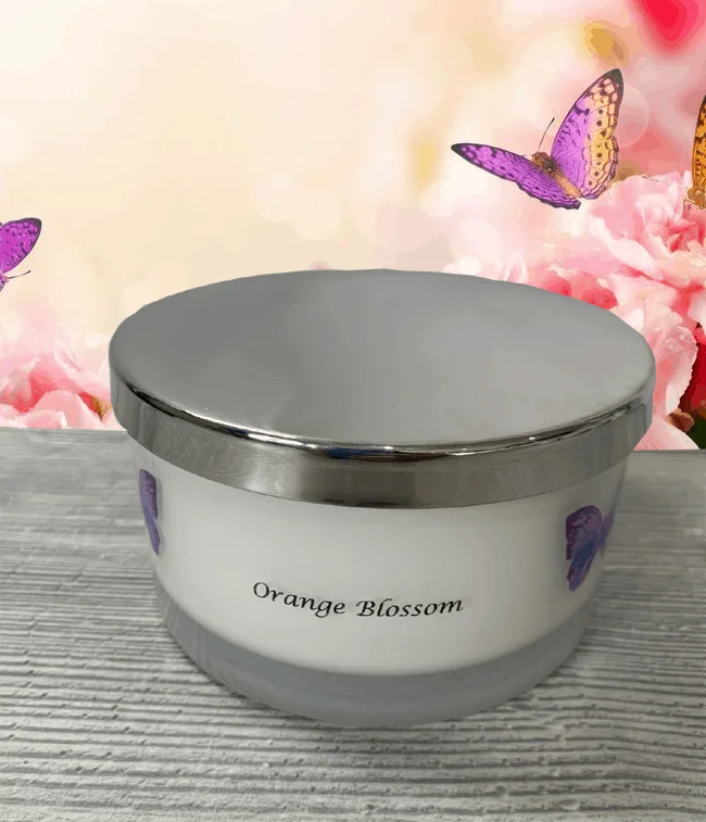 orange blossom 3 wick candle