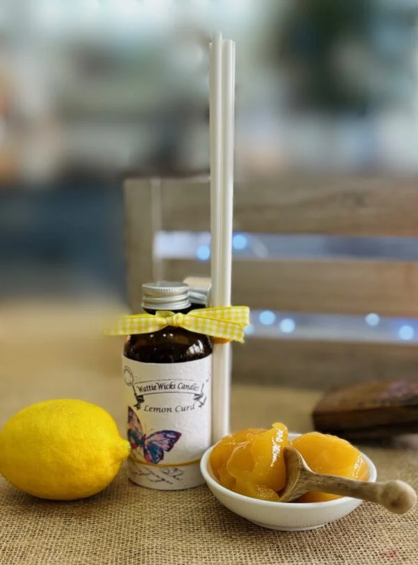 lemon curd reed diffuser