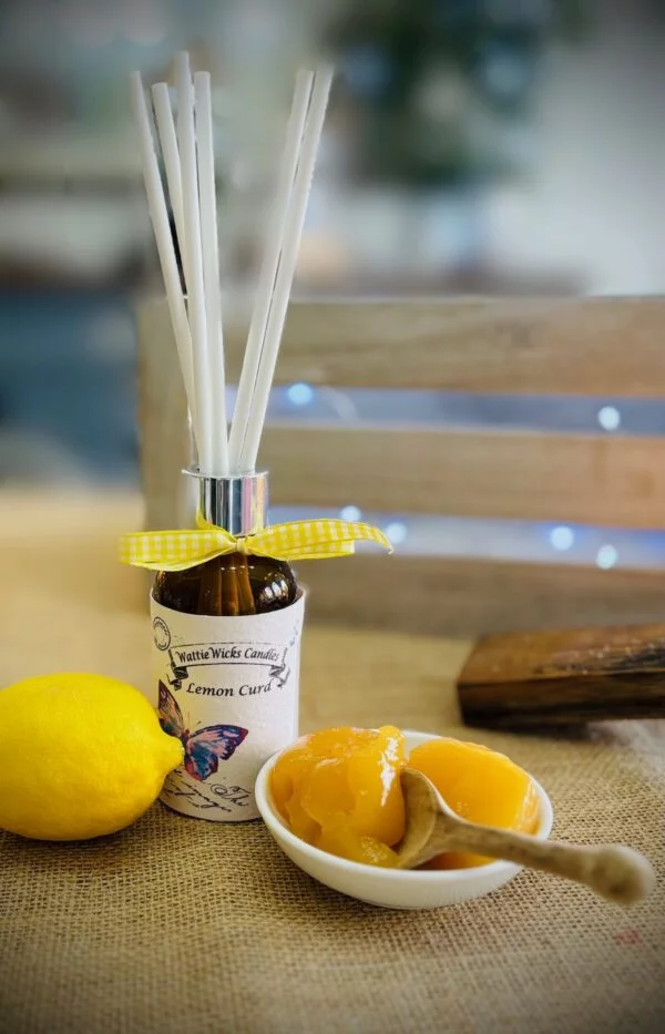 lemon curd reed diffuser