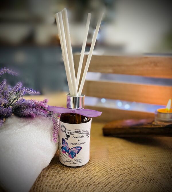 lavender & fresh cotton reed diffuser