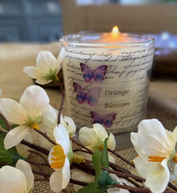 Orange Blossom scented candle