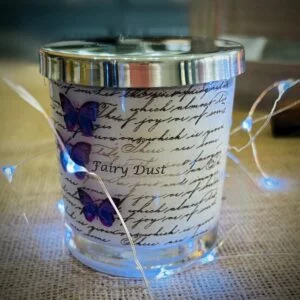 fairy dust scented candle