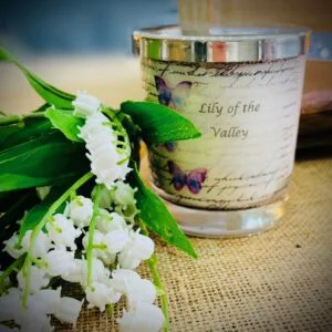 lily of the valley scented candle