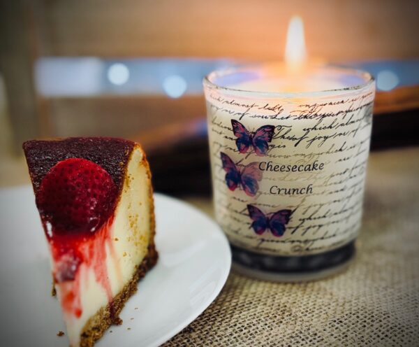 cheesecake crunch scented candle