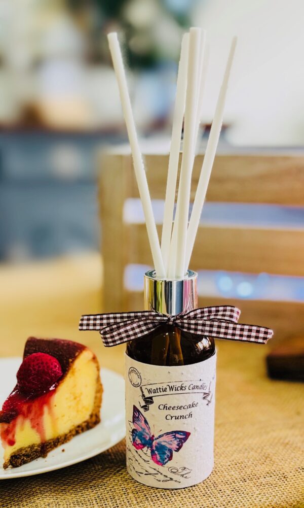 cheesecake crunch scented reed diffuser